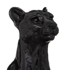 Online Atmosphera Créateur D'Intérieur Statuette léopard Artifice - noir - résine H90 cm - Atmosphera