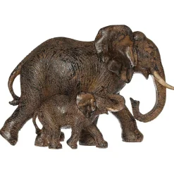 Online Atmosphera Créateur D'Intérieur Statuette Éléphant - résine - H15 - 5 cm - Marron- Atmosphera