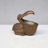 Chehoma Statuette pélican résine 19x11x23cm* Statue Décorative