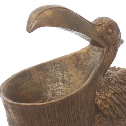 Chehoma Statuette pélican résine 19x11x23cm* Statue Décorative