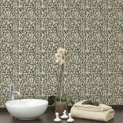 Ambiance Sticker Sticker Mural Carrelage adhésif Cuisine Salle de Bain - 24 STICKERS CARRELAGES TERRAZZO OMBRIE - 24stickers15x15cm* Sticker Et Adhésif Décoratif