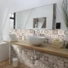 Best Ambiance Sticker Sticker Mural Carrelage adhésif Cuisine Salle de Bain - 24 STICKERS CARRELAGES AZULEJOS HÉLÉORNA - 24stickers15x15cm