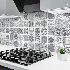 Best Ambiance Sticker Sticker Mural Carrelage adhésif Cuisine Salle de Bain - 24 STICKERS CARRELAGES AZULEJOS YASMINE - 24stickers15x15cm