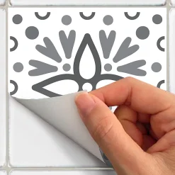 Best Ambiance Sticker Sticker Mural Carrelage adhésif Cuisine Salle de Bain - 24 STICKERS CARRELAGES AZULEJOS YASMINE - 24stickers15x15cm