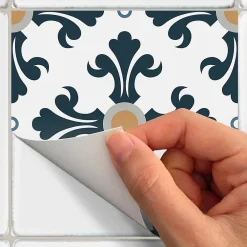 Ambiance Sticker Sticker Mural Carrelage adhésif Cuisine Salle de Bain - 24 STICKERS CARRELAGES AZULEJOS CAMILLO - 24stickers15x15cm* Sticker Et Adhésif Décoratif