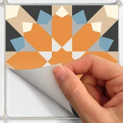 Ambiance Sticker Sticker Mural Carrelage adhésif Cuisine Salle de Bain - 24 STICKERS CARRELAGES AZULEJOS GRAZELANO - 24stickers15x15cm* Sticker Et Adhésif Décoratif