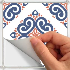 Ambiance Sticker Sticker Mural Carrelage adhésif Cuisine Salle de Bain - 24 STICKERS CARRELAGES AZULEJOS ARLINDA - 24stickers15x15cm* Sticker Et Adhésif Décoratif