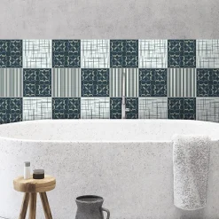 Ambiance Sticker Sticker Mural Carrelage adhésif Cuisine Salle de Bain - 24 STICKERS CARRELAGES AZULEJOS EGIDIO - 24stickers15x15cm* Sticker Et Adhésif Décoratif