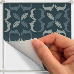 Ambiance Sticker Sticker Mural Carrelage adhésif Cuisine Salle de Bain - 24 STICKERS CARRELAGES AZULEJOS EGIDIO - 24stickers15x15cm* Sticker Et Adhésif Décoratif
