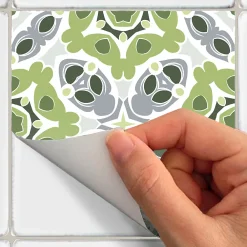 Ambiance Sticker Sticker Mural Carrelage adhésif Cuisine Salle de Bain - 24 STICKERS CARRELAGES AZULEJOS BIAGIO - 24stickers15x15cm* Sticker Et Adhésif Décoratif