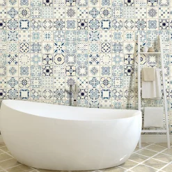 Ambiance Sticker Sticker Mural Carrelage adhésif Cuisine Salle de Bain - 24 STICKERS CARRELAGES AZULEJOS GIROLAMO - 24stickers15x15cm* Sticker Et Adhésif Décoratif