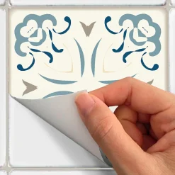Ambiance Sticker Sticker Mural Carrelage adhésif Cuisine Salle de Bain - 24 STICKERS CARRELAGES AZULEJOS GIROLAMO - 24stickers15x15cm* Sticker Et Adhésif Décoratif