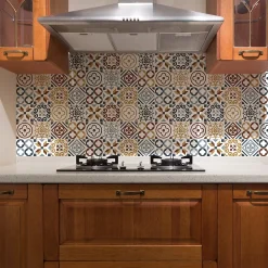Ambiance Sticker Sticker Mural Carrelage adhésif Cuisine Salle de Bain - 24 STICKERS CARRELAGES AZULEJOS ZEPETINO - 24stickers15x15cm* Sticker Et Adhésif Décoratif