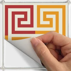 Ambiance Sticker Sticker Mural Carrelage adhésif Cuisine Salle de Bain - 15 STICKERS CARRELAGES AZULEJOS MOSAÏQUE MULTICOLORE - 15stickers15x15cm* Sticker Et Adhésif Décoratif