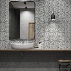 Hot Ambiance Sticker Sticker Mural Carrelage adhésif Cuisine Salle de Bain - 24 STICKERS CARRELAGES TERRAZZO BOSA - 24stickers15x15cm