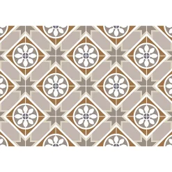 New Ambiance Sticker Sticker Mural Carrelage adhésif Cuisine Salle de Bain - 24 STICKERS CARREAUX DE CIMENT AZULEJOS ASTELLON - 24stickers15x15cm