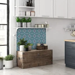 Ambiance Sticker Sticker Mural Carrelage adhésif Cuisine Salle de Bain - 24 STICKERS CARRELAGES BOHÈME GLESKA - 24stickers15x15cm* Sticker Et Adhésif Décoratif
