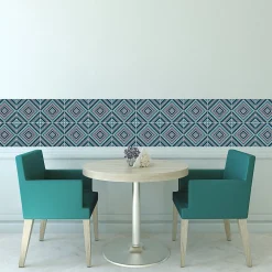 Ambiance Sticker Sticker Mural Carrelage adhésif Cuisine Salle de Bain - 24 STICKERS CARRELAGES BOHÈME GLESKA - 24stickers15x15cm* Sticker Et Adhésif Décoratif