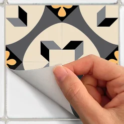 Outlet Ambiance Sticker Sticker Mural Carrelage adhésif Cuisine Salle de Bain - 24 STICKERS CARRELAGES AZULEJOS RADINON - 24stickers15x15cm