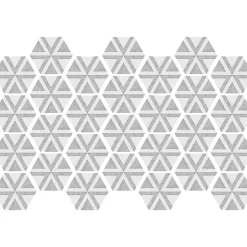 Ambiance Sticker Sticker Mural Carrelage adhésif Cuisine Salle de Bain - CARRELAGES HEXAGONES NUANCE DE GRIS ANTIQUE - 28stickershexagones15x13,5cm* Sticker Et Adhésif Décoratif