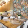 Ambiance Sticker Sticker Mural Carrelage adhésif Cuisine Salle de Bain - 24 STICKERS CARRELAGES AZULEJOS BRETINA - 24stickers15x15cm* Sticker Et Adhésif Décoratif