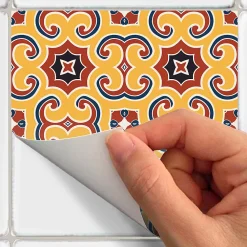 Ambiance Sticker Sticker Mural Carrelage adhésif Cuisine Salle de Bain - 24 STICKERS CARRELAGES AZULEJOS BRETINA - 24stickers15x15cm* Sticker Et Adhésif Décoratif