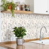 New Ambiance Sticker Sticker Mural Carrelage adhésif Cuisine Salle de Bain - 24 STICKERS CARRELAGES EFFET MARBRE LIGNE DORÉE - 24stickers15x15cm