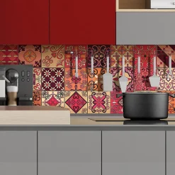 Ambiance Sticker Sticker Mural Carrelage adhésif Cuisine Salle de Bain - 24 STICKERS CARRELAGES AZULEJOS ERALDO - 24stickers15x15cm* Sticker Et Adhésif Décoratif