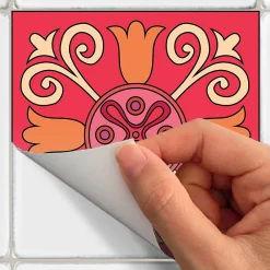 Ambiance Sticker Sticker Mural Carrelage adhésif Cuisine Salle de Bain - 24 STICKERS CARRELAGES AZULEJOS ERALDO - 24stickers15x15cm* Sticker Et Adhésif Décoratif