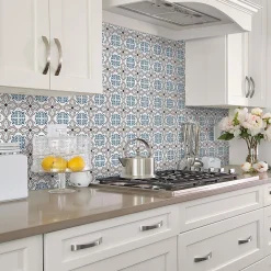 Sale Ambiance Sticker Sticker Mural Carrelage adhésif Cuisine Salle de Bain - 24 STICKERS CARRELAGES AZULEJOS ESPÉRANZA - 24stickers15x15cm