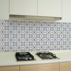 Sale Ambiance Sticker Sticker Mural Carrelage adhésif Cuisine Salle de Bain - 24 STICKERS CARRELAGES AZULEJOS ESPÉRANZA - 24stickers15x15cm