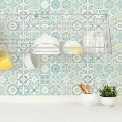 Ambiance Sticker Sticker Mural Carrelage adhésif Cuisine Salle de Bain - 24 STICKERS CARRELAGES AZULEJOS GUILIANITA - 24stickers15x15cm* Sticker Et Adhésif Décoratif