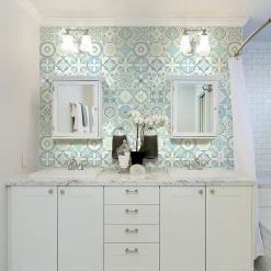 Ambiance Sticker Sticker Mural Carrelage adhésif Cuisine Salle de Bain - 24 STICKERS CARRELAGES AZULEJOS GUILIANITA - 24stickers15x15cm* Sticker Et Adhésif Décoratif