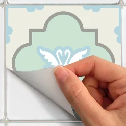 Ambiance Sticker Sticker Mural Carrelage adhésif Cuisine Salle de Bain - 24 STICKERS CARRELAGES AZULEJOS GUILIANITA - 24stickers15x15cm* Sticker Et Adhésif Décoratif