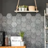 Online Ambiance Sticker Sticker Mural Carrelage adhésif Cuisine Salle de Bain - CARRELAGES HEXAGONES OLD BEAUTY - 28stickershexagones15x13,5cm