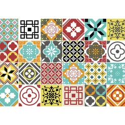 Ambiance Sticker Stickers muraux - Sticker Mural Carrelage adhésif Cuisine Salle de Bain - 24 STICKERS CARRELAGES MONTENSINOS - 24stickers15x15cm* Sticker Et Adhésif Décoratif