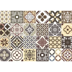 Ambiance Sticker Stickers muraux - Sticker Mural Carrelage adhésif Cuisine Salle de Bain - 24 STICKERS CARRELAGES MANONINA - 24stickers15x15cm* Sticker Et Adhésif Décoratif