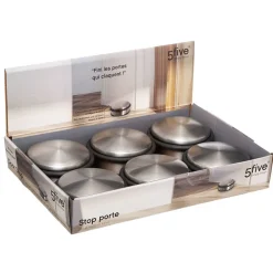 Sale 5Five Stop Porte en Métal 4,5cm Argent