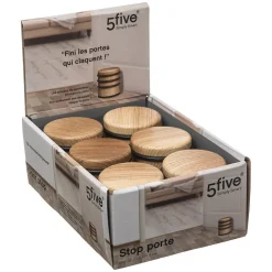 5Five Stop-porte haut Effet bois naturel -* Boudin De Porte
