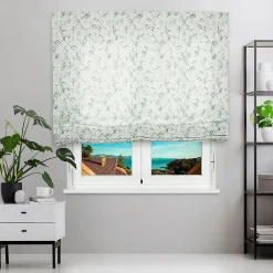 Viewtex Store Bateau (sans baleines) Tamisant Leaf Vert 90 X 175 ,* Store Bateau