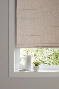 Clearance GoodHome Store bateau tamisant Soyo beige l.160 x H.160cm
