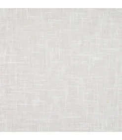 Clearance Linder Store en pointe à baguette en voilage aspect lin - 90x165cm - Blanc