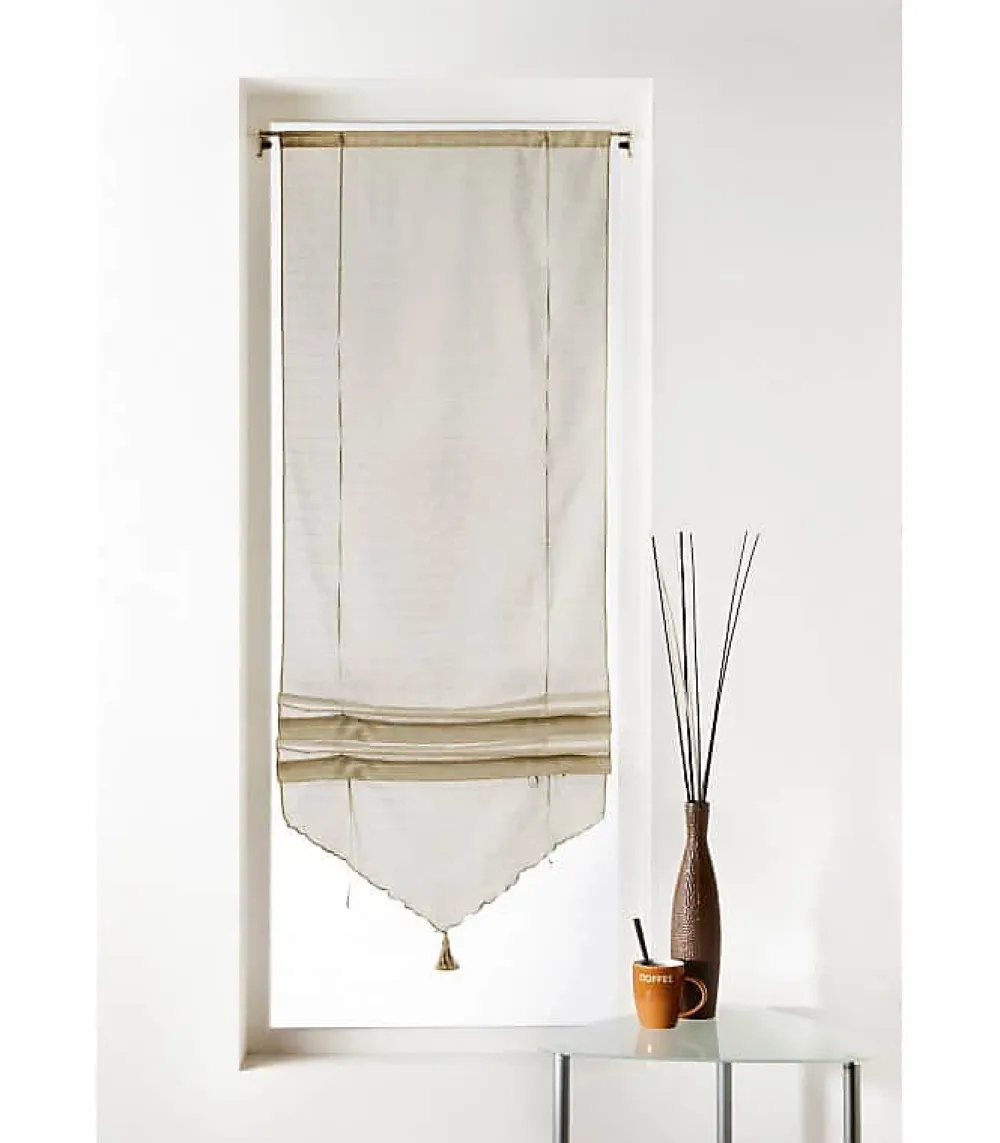 Sale Linder Store en pointe avec cordon - 58x165cm - Blanc