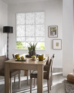Sale Madeco Store Enrouleur Imprimé "Gribouillage" (60x190 cm - Blanc)