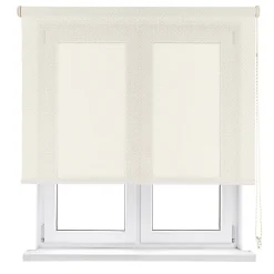 Viewtex Store Enrouleur Isolant Thermique Screen Degré d'ouverture 5% Blanc Lin 90 X 250cm ,* Store Enrouleur Tamisant