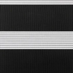 Sale GoodHome Store enrouleur jour / nuit sans perçage Elin 2 noir l.90 x H.240cm