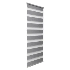 Best GoodHome Store enrouleur jour / nuit sans perçage Brize gris chiné l.55 x H.180cm