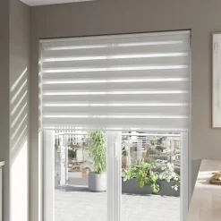 Sale GoodHome Store enrouleur jour / nuit sans perçage Elin 2 blanc cassé l.160 x H.240cm