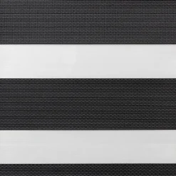 Sale GoodHome Store enrouleur jour / nuit sans perçage Keston noir l.80 x H.180cm