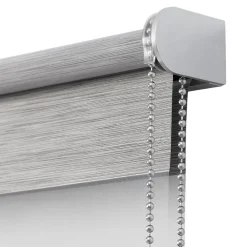 Best GoodHome Store enrouleur jour / nuit sans perçage Brize gris chiné l.90 x H.240cm